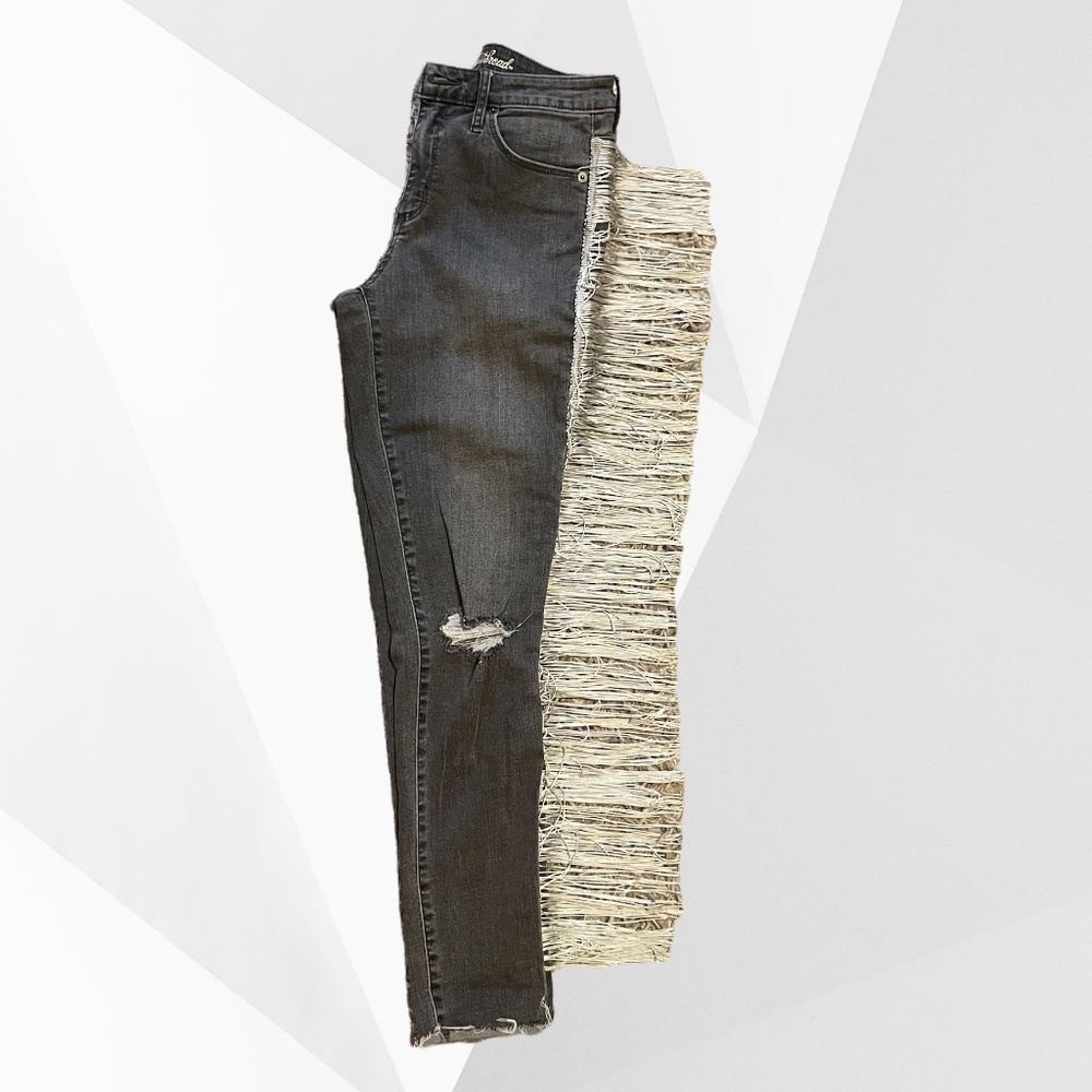 Fringe denim